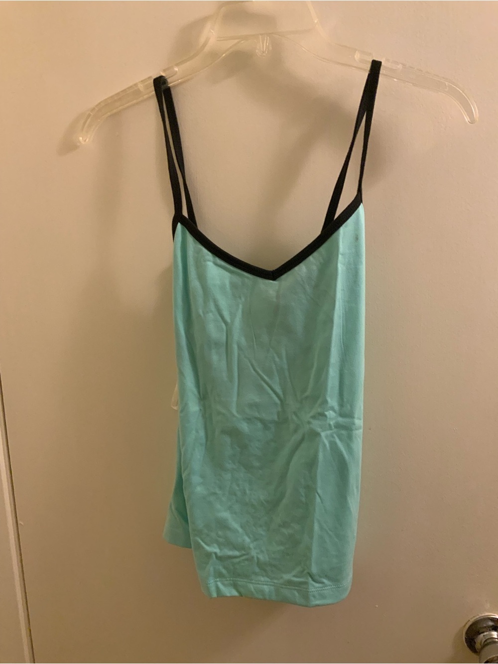 Vintage Y2K Mossimo Mint Green Cami with Black Trim